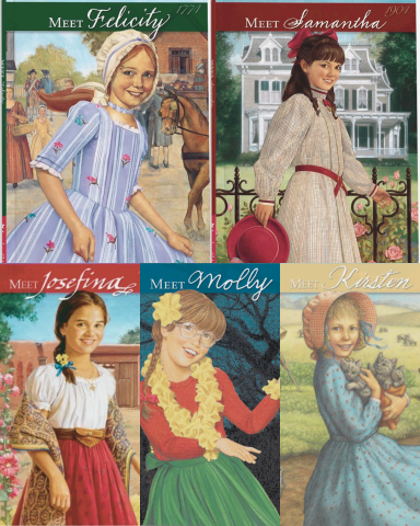 American Girl Book Covers