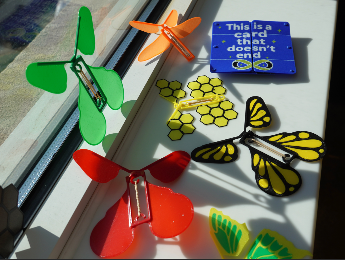 Intricate 3D printed items.